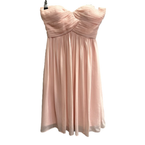 DONNA MORGAN pink silk chiffon dress. Size 2. Elegant, classy semi-formal dress.